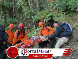 Tim SAR Gabungan Berhasil Evakuasi Pendaki yang Sakit di Pos 5 Gunung Gamalama