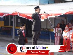 Pimpin Upacara HUT RI Ke-81 di UPT Kemen PU Malut, Abdul Hamid: Utamakan Integritas