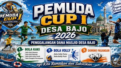 Catat! Turnamen Pemuda Cap I Desa Bajo Siap Digelar