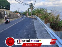 BPJN Malut Akhirnya Tuntaskan Pekerjaan Penanganan Longsor di Ngade